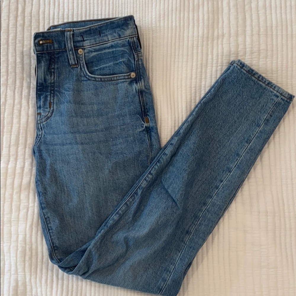 Madewell high rise skinny jeans, 26 TALL